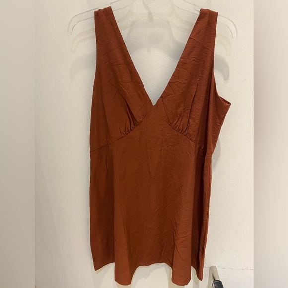 NWT Sz 12 Gap V neck Mini Dress - Picture 3 of 9